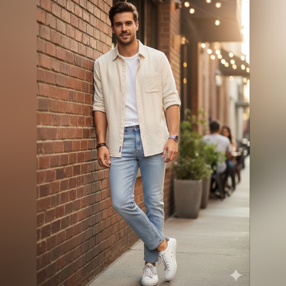 American Eagle Outfitters Light Blue Denim Jeans